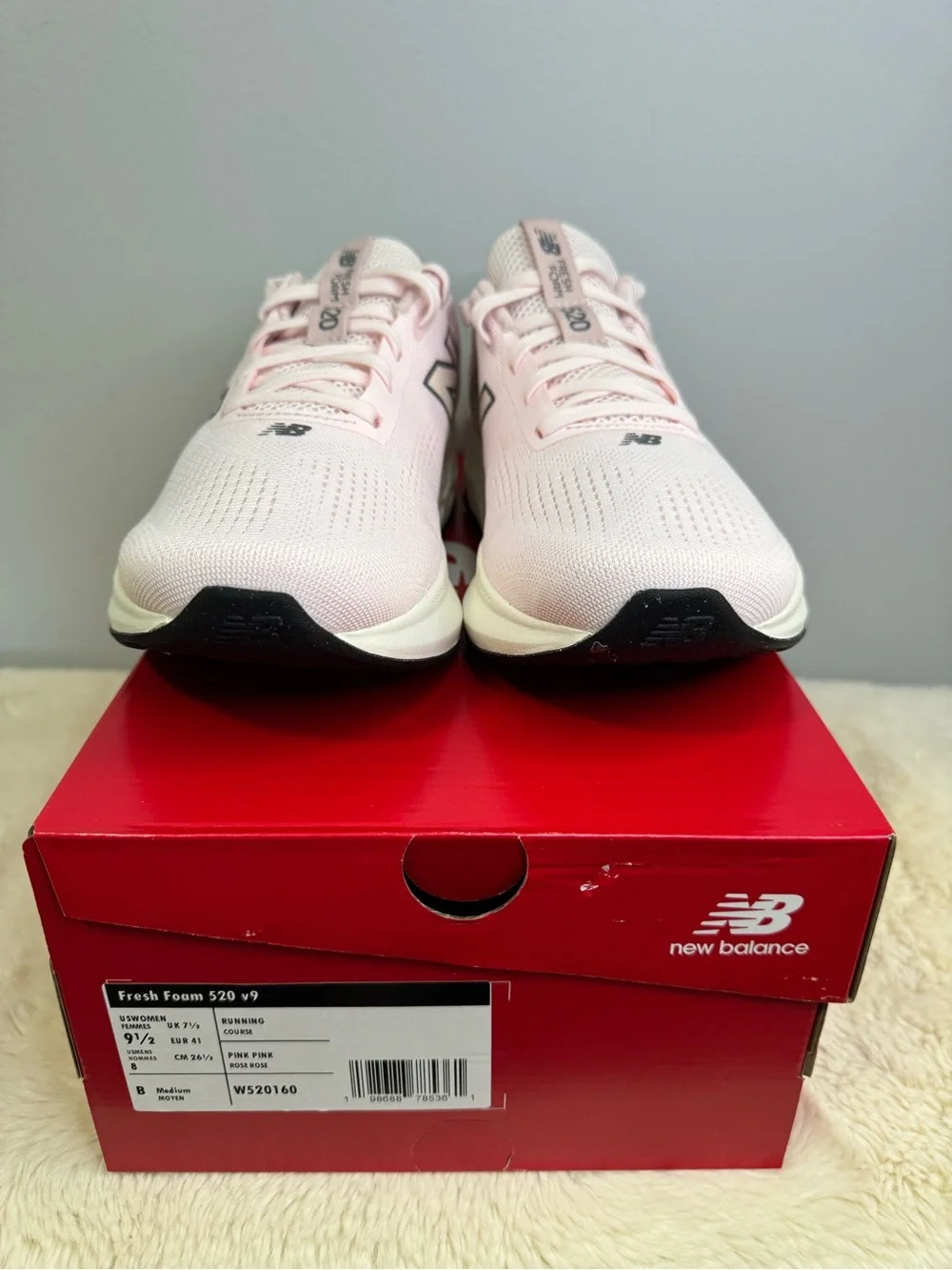 New Balance Women's Light Pink Athletic Running Sneakers